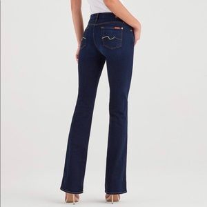 7FAMK dark wash bootcut jeans